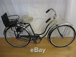 SCHWINN HORNET BICYCLE VINTAGE 1950s greenGIRLS BIKE