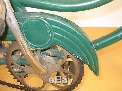 SCHWINN HORNET BICYCLE VINTAGE 1950s greenGIRLS BIKE