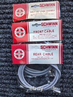 SCHWINN KRATE Stingray Bicycle Set of Cables New Old Stock Genuine Vintage