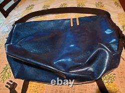 SCHWINN MESSENGER Bag BLUE GLITTER by Chrome USA Bicycle Pack bike back Vintage