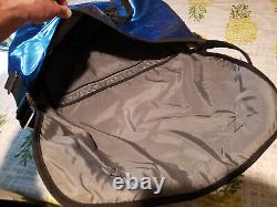 SCHWINN MESSENGER Bag BLUE GLITTER by Chrome USA Bicycle Pack bike back Vintage