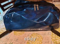 SCHWINN MESSENGER Bag BLUE GLITTER by Chrome USA Bicycle Pack bike back Vintage