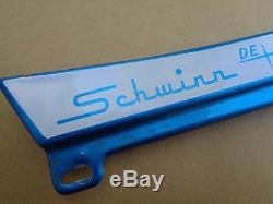 SCHWINN STINGRAY BICYCLE CHAIN GUARD Vintage Sky Blue DeLuxe Sting-ray