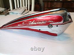 SCHWINN Vintage JAGUAR HORN TANK, Phantom, B6 ALL ORIGINAL PAINT +CHROME