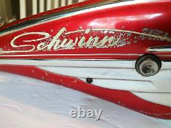 SCHWINN Vintage JAGUAR HORN TANK, Phantom, B6 ALL ORIGINAL PAINT +CHROME