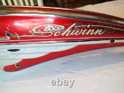 SCHWINN Vintage JAGUAR HORN TANK, Phantom, B6 ALL ORIGINAL PAINT +CHROME