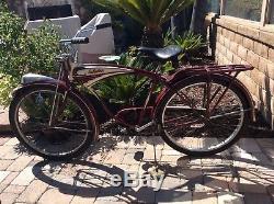 Schwinn 1946-47 B-6 Vintage 26 Original Bicycle Phantom Panther Autocycle Bike