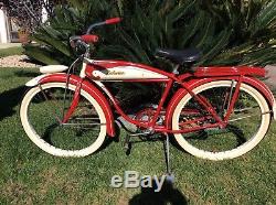 Schwinn 1948 DX Nice Original Paint Survivor Vintage 26 Bicycle Hornet Panther