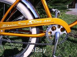 Schwinn 1968 Near Mint Original Deluxe Boy's Stingray 20 Vintage Bicycle Bike