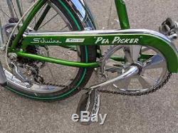 Schwinn 1969 PEA PICKER Stingray Bicycle RESTORED Bike Vintage Sting-ray 69