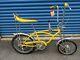 Schwinn 1972 Lemon Peeler Krate Stingray Bicycle Restored Vintage Bike Withdisc