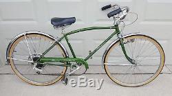 Schwinn 1973 Collegiate Vintage Men's Bicycle 26 5 Speed Camelback