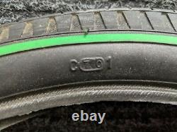 Schwinn 20 x 2.125 PEA PICKER KRATE REAR GRIPPER SLIK Tire-NOS GREEN Line