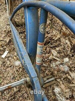 Schwinn American Blue Mens Bicycle Bloomington Indiana Bike Tag Howard Chevy Vtg