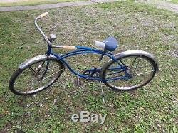 Schwinn American Vintage Bike Bicycle All Original Radiant Blue Mens Coaster
