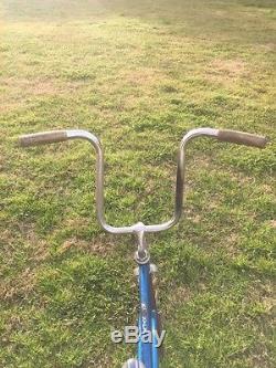 Schwinn Banana Seat Bike Blue All Original Vintage Retro