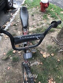 Schwinn Bicycle Bike Scrambler Vintage All Original Parts. Complete. Collectible