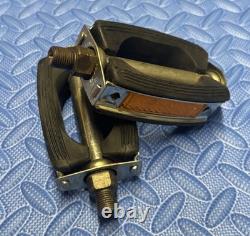 Schwinn Bicycle Bow Pedals NOS Vintage 1/2 Krate Stingray