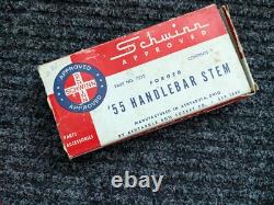 Schwinn Bicycle Early Stingray Handlebar Stem Vintage Goose Neck NOS