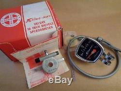 Schwinn Bicycle Krate Stingray Speedometer Vintage 1970's Sting-rayNOS In Box