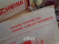 Schwinn Bicycle Krate Stingray Speedometer Vintage 1970's Sting-rayNOS In Box