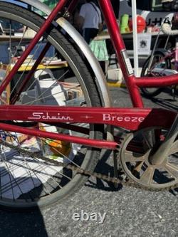Schwinn Bicycle Vintage Breeze Women's Red Rare 1950's-1960's