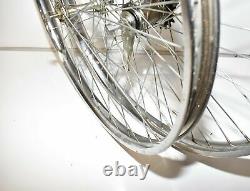 Schwinn Black Phantom Bicycle RIM WHEEL SET Reproduction Balloon Bike Part