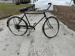 Schwinn Collegiate Vintage Touring Bike Brown Steel Frame Caliper Side Pull