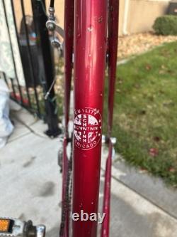 Schwinn Continental Vintage Racing Bike Red Steel Frame Caliper Side Pull Brakes