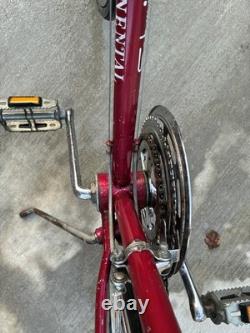 Schwinn Continental Vintage Racing Bike Red Steel Frame Caliper Side Pull Brakes