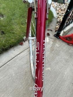 Schwinn Continental Vintage Racing Bike Red Steel Frame Caliper Side Pull Brakes