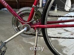 Schwinn Continental Vintage Racing Bike Red Steel Frame Caliper Side Pull Brakes