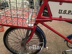 Schwinn Cycle Truck 1951 Post Office Us Mail Vintage Bikes Completely Restored