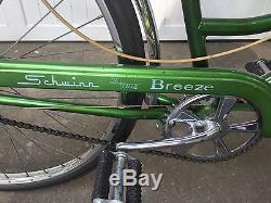 Schwinn Deluxe Breeze 1959 Chicago Vtg Antique Bicycle Bike Cruiser