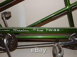 Schwinn Deluxe Twinn Tandem Bicycle-Built-For-Two-Vintage 1971