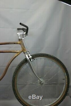 Schwinn Excelsior Vintage Cruiser Bike 18.5 Large Arnold USA Made Steel Charity