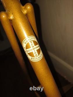 Schwinn Exerciser 204 Upright Bike Brown Adjustable Seat Speedometer Vintage