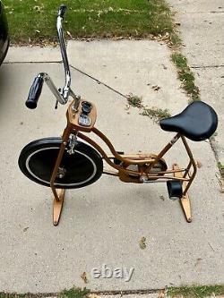 Schwinn Exerciser Gold Vintage Stationary Bike