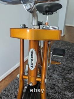 Schwinn Exerciser Upright Vintage Exercise Bike Brown Speedometer Resistance