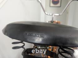 Schwinn Exerciser Upright Vintage Exercise Bike Brown Speedometer Resistance