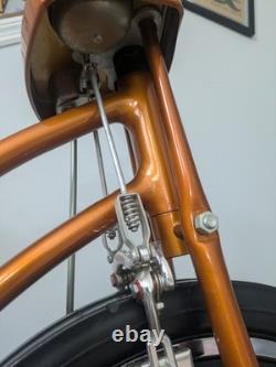 Schwinn Exerciser Upright Vintage Exercise Bike Brown Speedometer Resistance