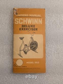 Schwinn Exerciser Upright Vintage Exercise Bike Brown Speedometer Resistance