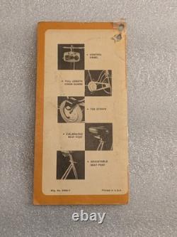 Schwinn Exerciser Upright Vintage Exercise Bike Brown Speedometer Resistance