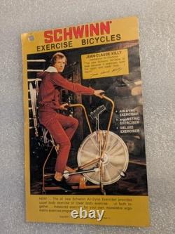 Schwinn Exerciser Upright Vintage Exercise Bike Brown Speedometer Resistance