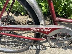 Schwinn Fair Lady Vintage Ladies Red Bicycle