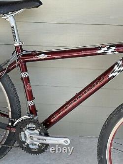 Schwinn Homegrown Pro Vintage Al 6061 17 inch (large) frame Red USA