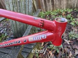 Schwinn Homegrown Vintage Mountain Bike Frame 19 Large Tomato Red 1996 Mtb