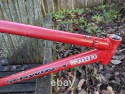 Schwinn Homegrown Vintage Mountain Bike Frame 19 Large Tomato Red 1996 Mtb