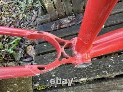 Schwinn Homegrown Vintage Mountain Bike Frame 19 Large Tomato Red 1996 Mtb