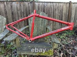 Schwinn Homegrown Vintage Mountain Bike Frame 19 Large Tomato Red 1996 Mtb